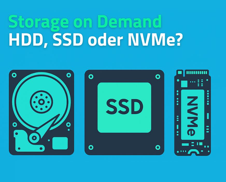 Storage on Demand: Die Speichertechnologie. HDD, SSD und NVMe im Vergleich